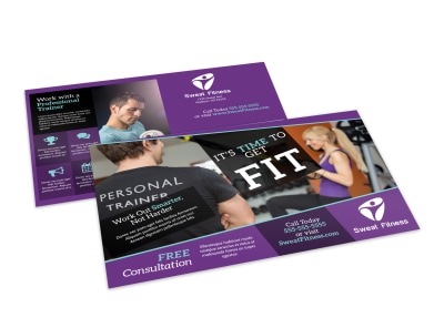 Personal Training Services Offered Postcard Template 9ztej0mtqd preview