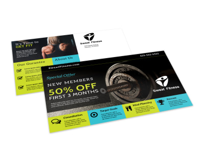 Fitness Special Offer Postcard Template ws2mk2i0a5 preview