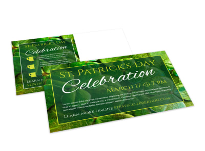Saint Patrick's Day Postcard Template x4srtyo37a preview