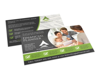 Financial Advisor Postcard Template yexxm71ljz preview