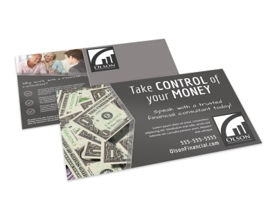 Financial Advisor Postcard Template pky274ni2n preview