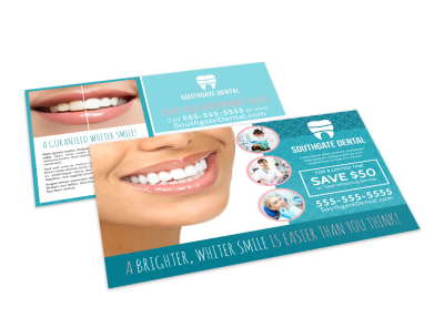 Teeth Whitening Dental Postcard Template 4aajq22jfd preview