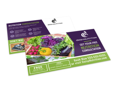 Nutrition Consultation Postcard Template qp56bgrdx4 preview