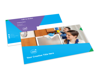 Commercial Cleaning Postcard Template 2 preview