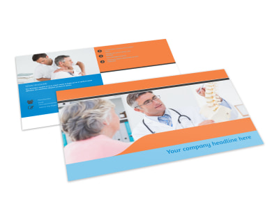 Massage & Chiropractic Office Postcard Template 2 preview