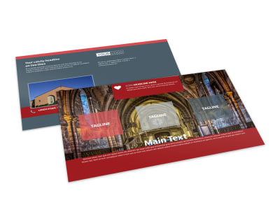 Service Info Postcard Template 2 preview