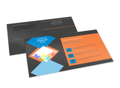 Outreach program Postcard Template 2 preview