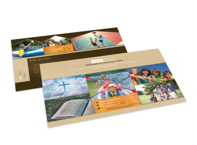 Bible Camp Postcard Template 2 preview