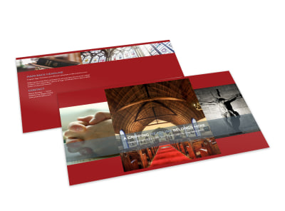 General Church 1 Postcard Template 2 preview