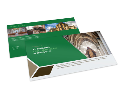 General Church 3 Postcard Template 2 preview