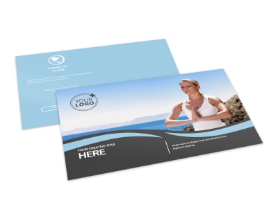 Spiritual Yoga Class Postcard Template 2 preview