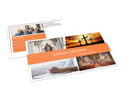Christian Ministry Postcard Template 2 preview