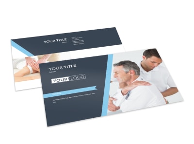 Chiropractor & Massage Therapy Postcard Template 2 preview