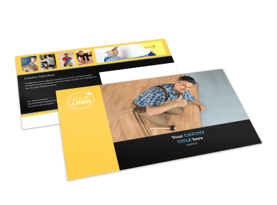 Handyman Postcards Template Preview