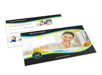 Maid Services Postcard Template 2 preview