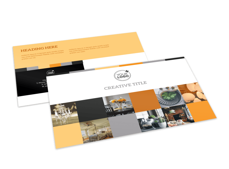 Creative Interior Design Postcard Template Preview 1