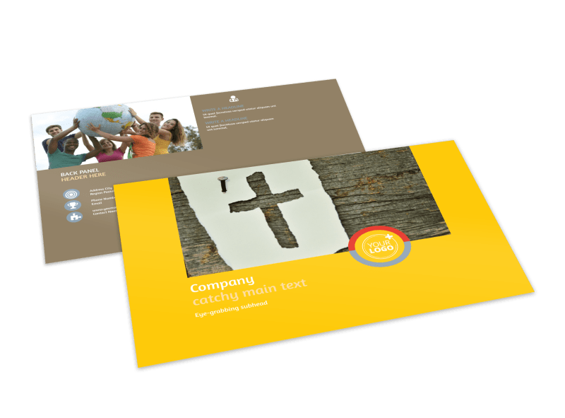 Youth Ministry Postcard Template Preview 1