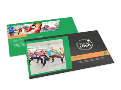 Strength Training Postcard Template 2 preview