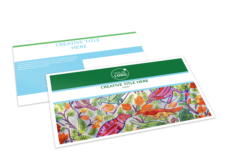 Art Exhibition Postcard Template Preview 1