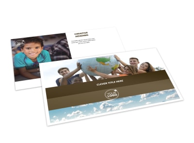 African Mission Trip Postcard Template 2 preview