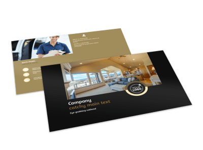 Cleaning Postcards Template Preview