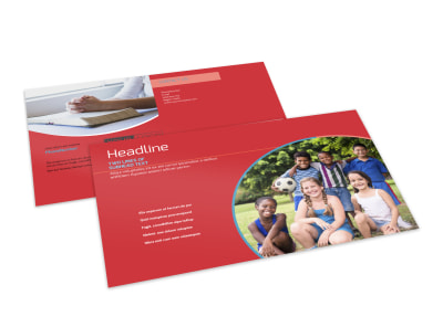 Christian Summer Camp Postcard Template 2 preview