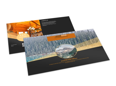Lake Front Resort Postcard Template 2 preview