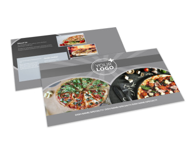 Awesome Pizza Restaurant Postcard Template 2 preview