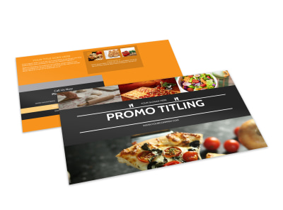 Famous Pizza Menu Postcard Template 2 preview