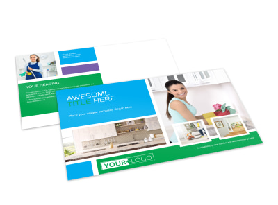 Top House Cleaning Service Postcard Template 2 preview