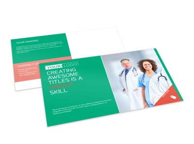 Medical Service Center Postcard Template 2 preview