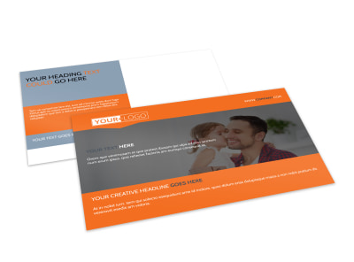Fun Holiday Party Service Postcard Template 2 preview
