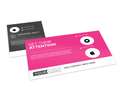 The Beauty Parlour Postcard Template 2 preview