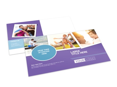 Child Adoption Services Postcard Template preview