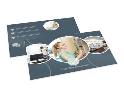 Office Cleaners Postcard Template preview