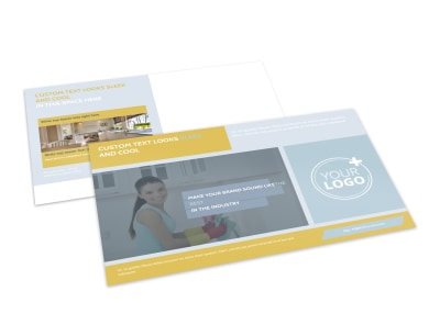 Apartment & Office Cleaners Postcard Template preview