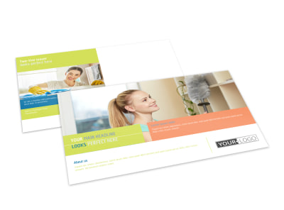 Completely Clean Postcard Template preview