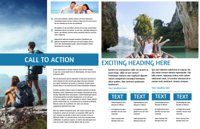 Tourism Activities Brochure Template Preview 2