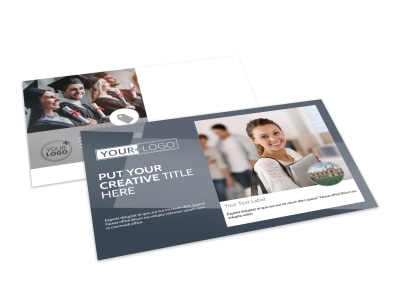Private College Postcard Template preview