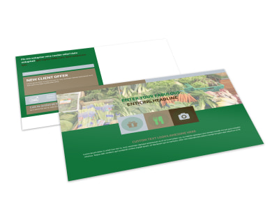 Food Co-op Postcard Template preview
