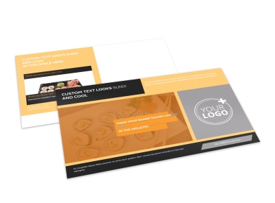 Cool Sushi Postcard Template preview
