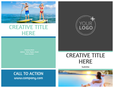 Tourism Activities Brochure Template Preview 1