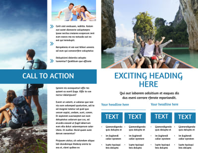 Tourism Activities Brochure Template Preview 2