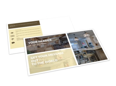 Kitchen Redesign Experts Postcard Template preview