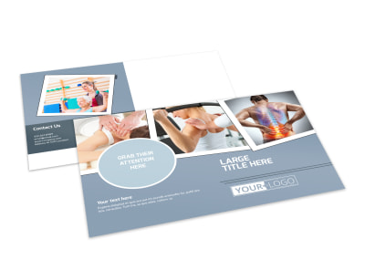 Orthopedics & Sports Medicine Postcard Template preview