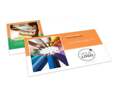 Art Classes Postcard Template preview
