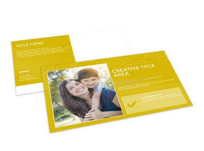 Adoption & Family Services Postcard Template preview