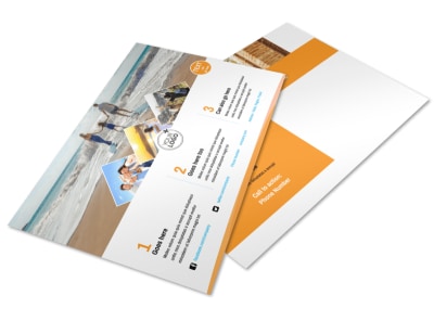 Sunny Travel Postcard Template preview