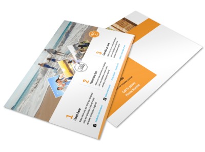 Sunny Travel Postcard Template preview