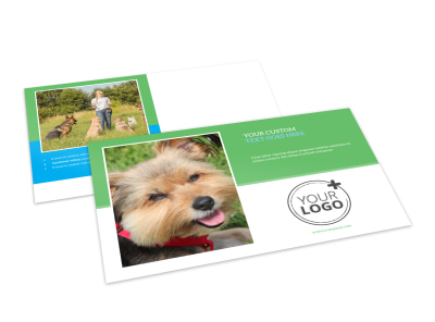 Doggie Daycare Postcard Template preview